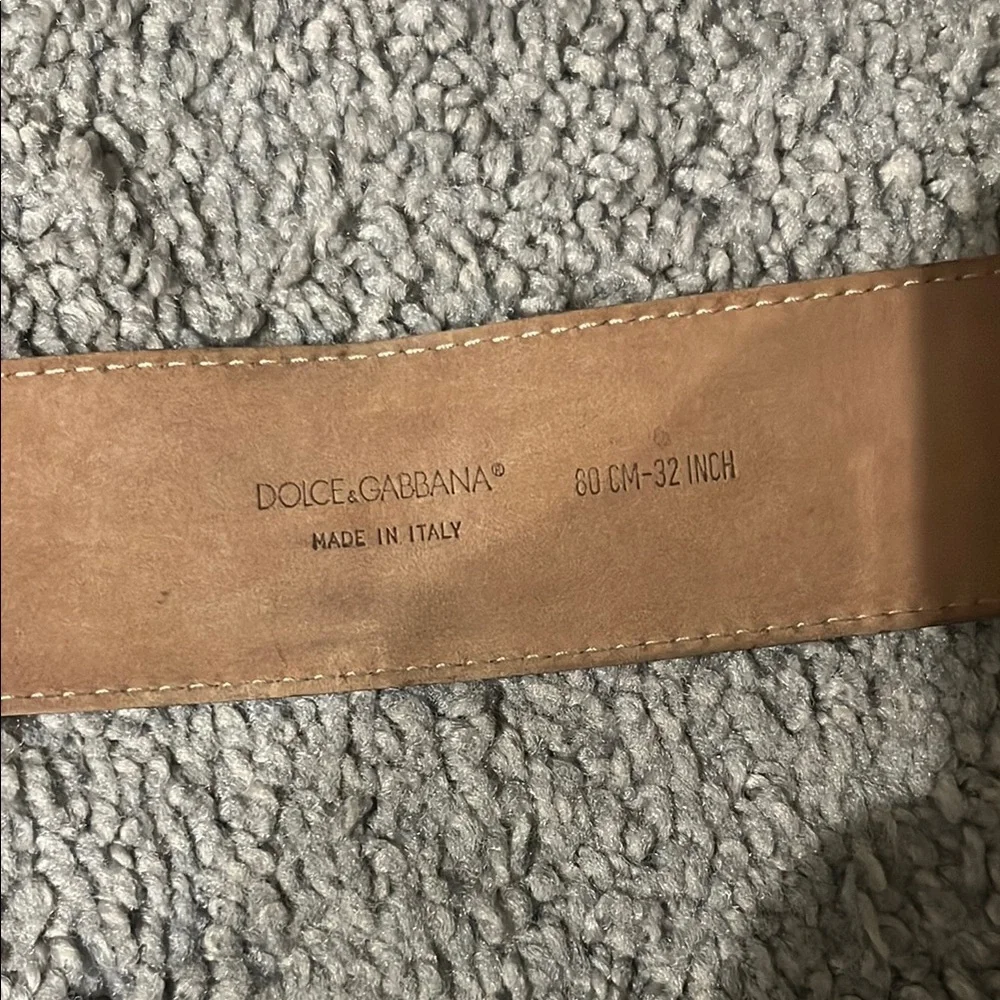 Dolce & Gabbana Women Black Leather Belt - Picture 3 of 6